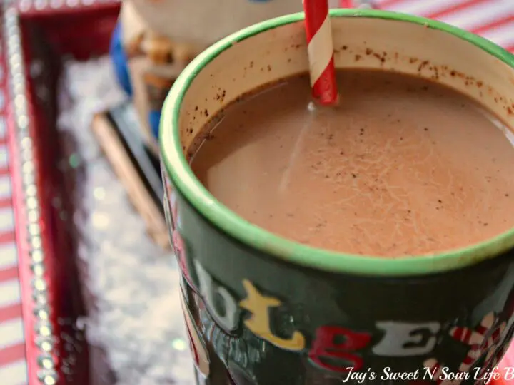 Eggnog Hot Chocolate Cup. This decadent Eggnog Hot Chocolate is the perfect holiday drink for Christmas Parties. Made in the slow cooker, this eggnog infused hot chocolate is smooth, creamy, chocolatey, and easy to make.