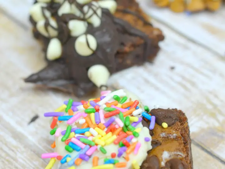 Chocolate Dipped Brownies