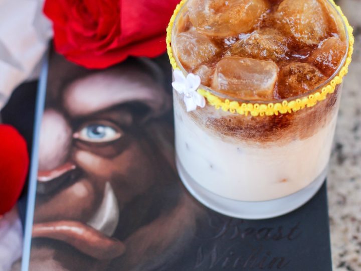 Beauty and the Beast Cocktail. Break the curse with this Disney inspired Beauty and the Beast Cocktail. Made with layers of Kringle Cream Liqueur and Coffee Soda, this simple but elegant cocktail recipe delivers a delicious big flavor.