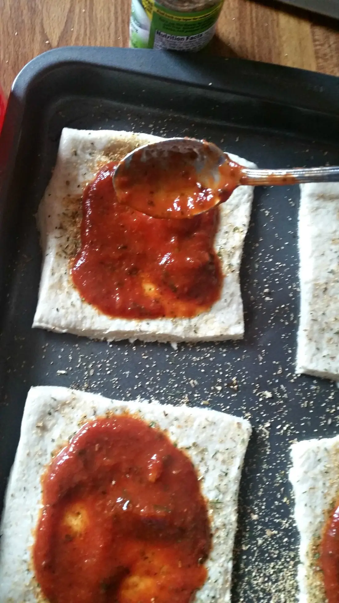 mini babybel pizzas crust with sauce. Bake up some kid-friendly mini babybel pizzas. They are perfect for quick weeknight dinners or easy to make weekend meals.