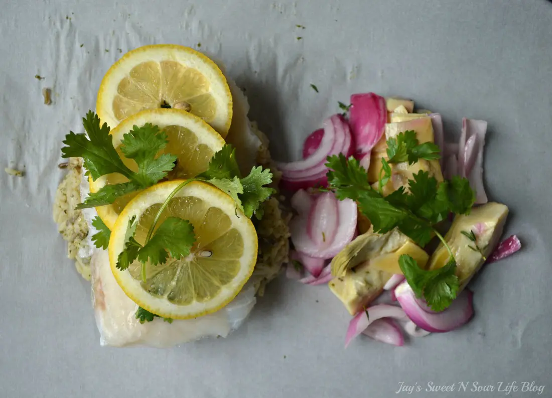 Lemon Roasted Tilapia and Vegetables Step 3. Dinner for two has never been so easy and delicious. This Fresh Lemon Roasted Tilapia and Vegetables are full of fresh flavor and spices.