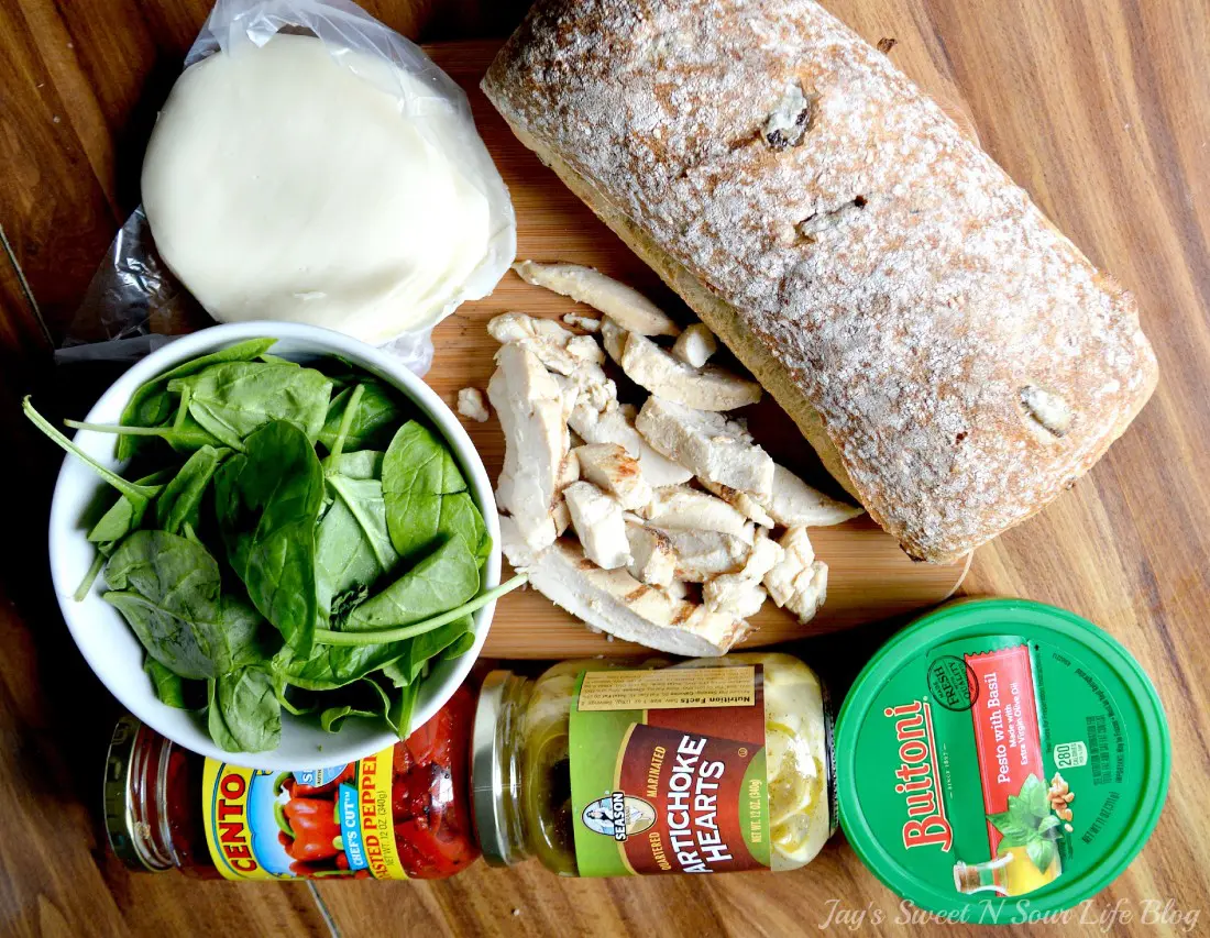 Chicken Artichoke Ingredients. This Tuscan inspired sandwich is a wonderful blend of flavors that's perfect for a quick lunch, Boasting a perfect balance of sweet and savory.