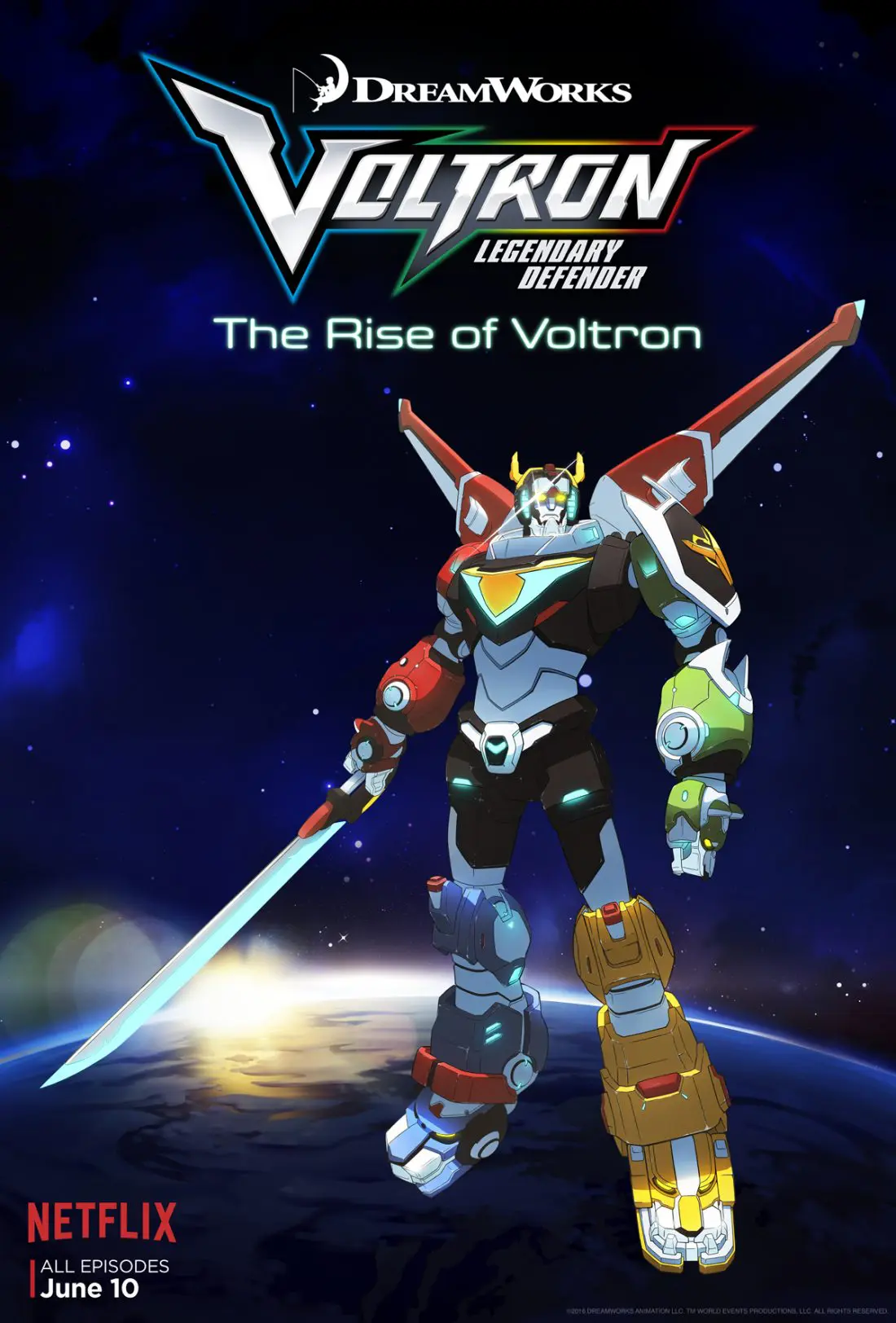 Are you ready to see what NETFLIX and DreamWorks will be launching this June? The all-new series DreamWorks Voltron Legendary Defender will be premiering on June 10, exclusively on Netflix.