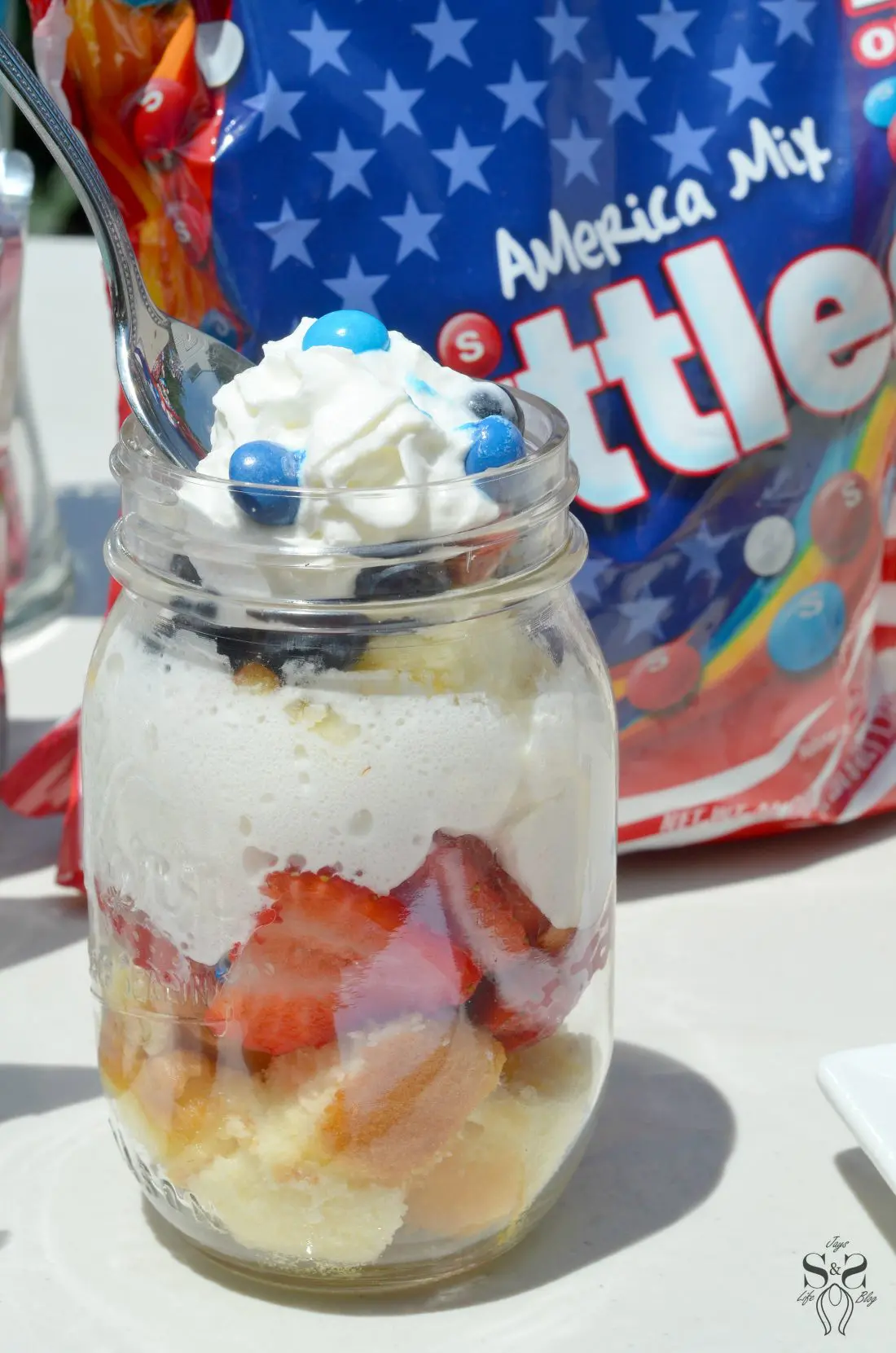 Skittles 4th of July Ideas table 4