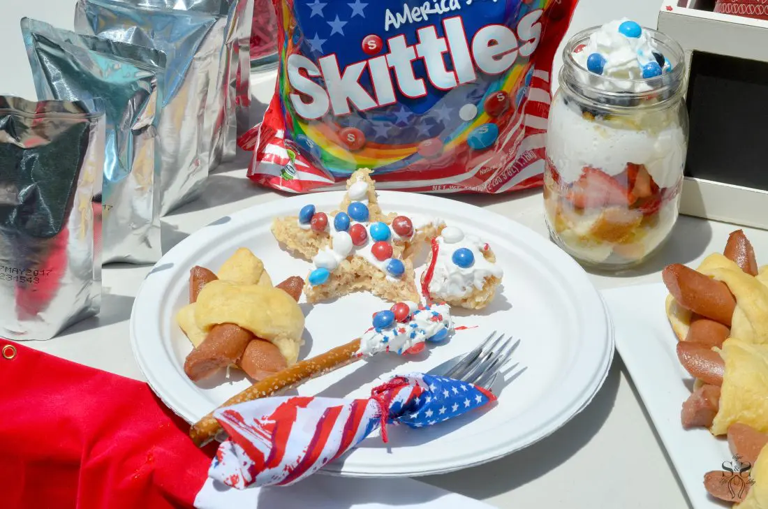 Skittles 4th of July Ideas table 7