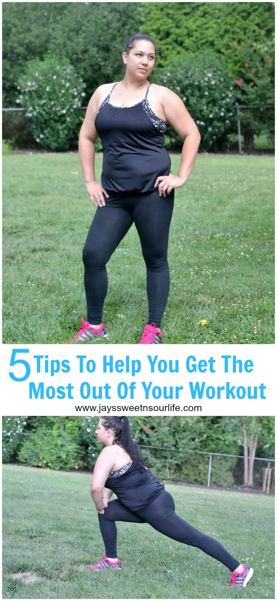 I'm sharing my 5 Tips To Help You Get The Most Out Of Your Workout. These tips are great for people like me who have busy schedules and minimal time to dedicate to this new lifestyle. I'm sharing my helpful tips to help you succeed with your new workout journey.