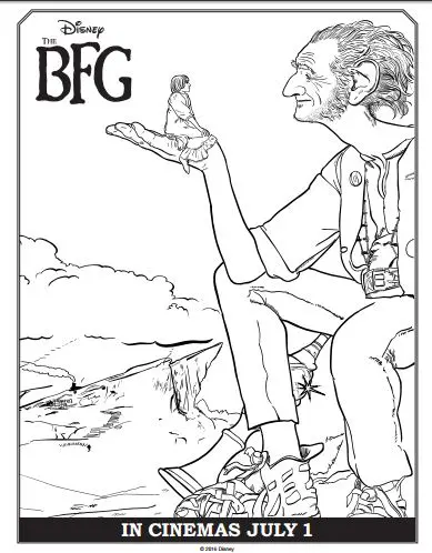 BFG Coloring Sheet