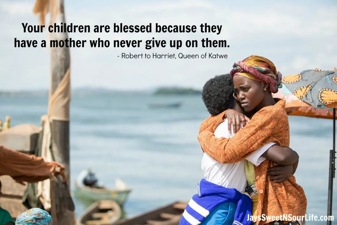 Oscar (TM) winner Lupita Nyong'o and newcomer Madina Nalwanga in Disney's QUEEN OF KATWE, the vibrant true story of a young girl from the streets of rural Uganda whose world rapidly changes when she is introduced to the game of chess. The powerful film, which also stars David Oyelowo and is directed by Mira Nair, will be released in U.S. theaters in September.