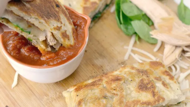 A savory Turkey Padania sandwich recipe is made with leftover Thanksgiving turkey, fresh spinach, cheese, and more. For a tasty spin on lunch or dinner meals, this handheld sanwhich only takes minutes to put together..