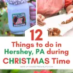 12 Things To Do In Hershey, PA During Christmas Time. Hershey, PA is a fun place to visit during Christmas time, find out 12 things you can enjoy while in Hershey, PA this Christmas.