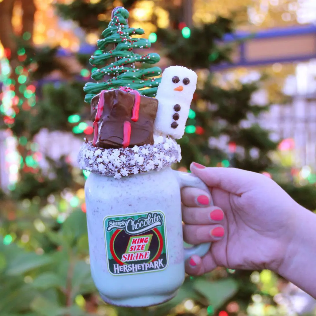 Hershey Parks 2016 Christmas King Size Shake