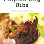 Looking for an easy to follow fall off the bone Filipino BBQ Ribs recipe? Try my delicious crowd pleasing pressure cooker recipe, perfect for any occasion.