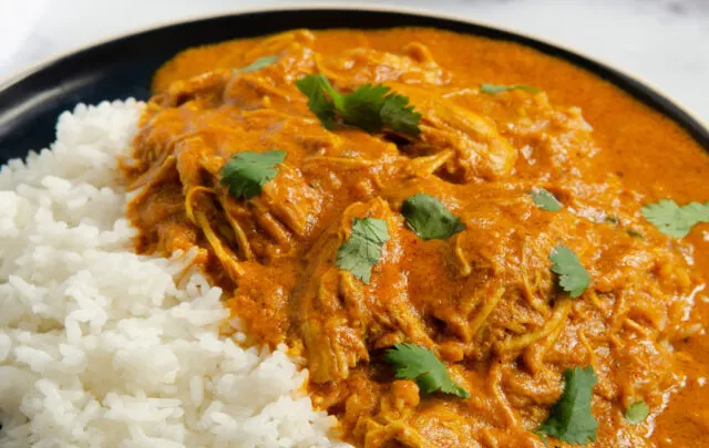 A quick and easy Indian Butter Chicken Recipe that's made in under 30 minutes. My Instant Pot Indian Butter Chicken is a buttery chicken that is smothered in a creamy tomato sauce. This flavorful dish is kid-approved and tastes even better as leftovers!