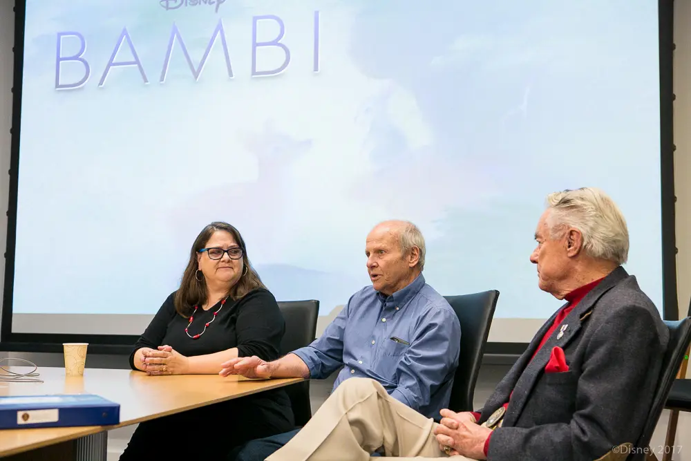 Roundtable shot of Donnie Dungan and Peter Behn during Interview With The Voices of Disney's Bambi and Thumper.