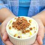 Maja Blanca. Maja Blanca is a popular Filipino dessert, it's thick creamy custard texture is sweet with bits of fresh yellow corn. Top it with fresh easy to make homemade Latik for a traditional Maja Blanca topping.
