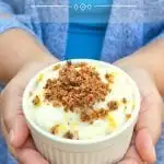 Maja Blanca. Maja Blanca is a popular Filipino dessert, it's thick creamy custard texture is sweet with bits of fresh yellow corn. Top it with fresh easy to make homemade Latik for a traditional Maja Blanca topping.