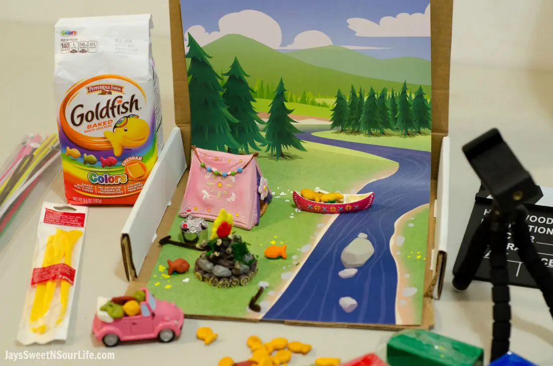 Creating Goldfish Tales with your kids are a fun way to spend your afternoons together. Create a stop motion video and share your families story. After you have come up with your story idea find all the tools you need to bring this story alive.
