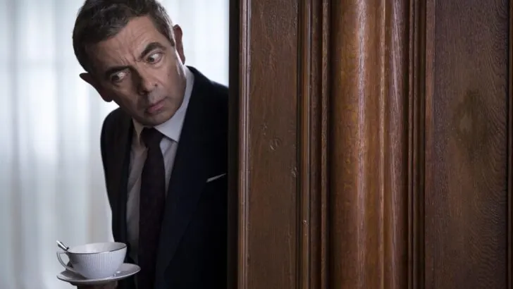 Rowan Atkinson returns as Johnny English in JOHNNY ENGLISH STRIKES AGAIN, a Focus Features release.Credit: Giles Keyte / Focus Features