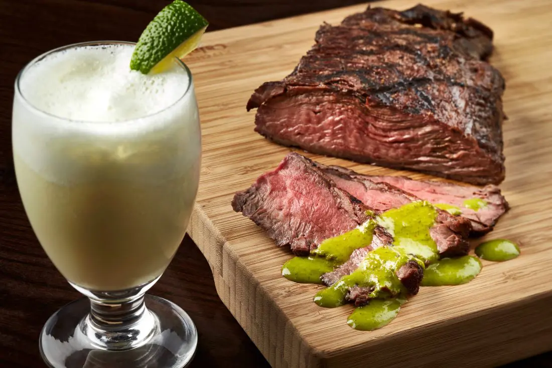 Grilled marinated beef from the South Korea Tasting Booth at the Busch Gardens 2018 Food and Wine Festival. A tasty adventure awaits culinary explorers during Busch Gardens&reg; Food & Wine Festival May 25 &ndash; July 1.