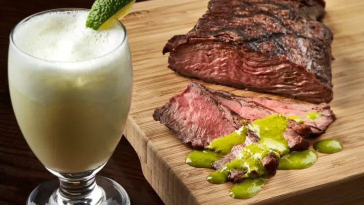 Grilled marinated beef from the South Korea Tasting Booth at the Busch Gardens 2018 Food and Wine Festival. A tasty adventure awaits culinary explorers during Busch Gardens&reg; Food & Wine Festival May 25 &ndash; July 1.