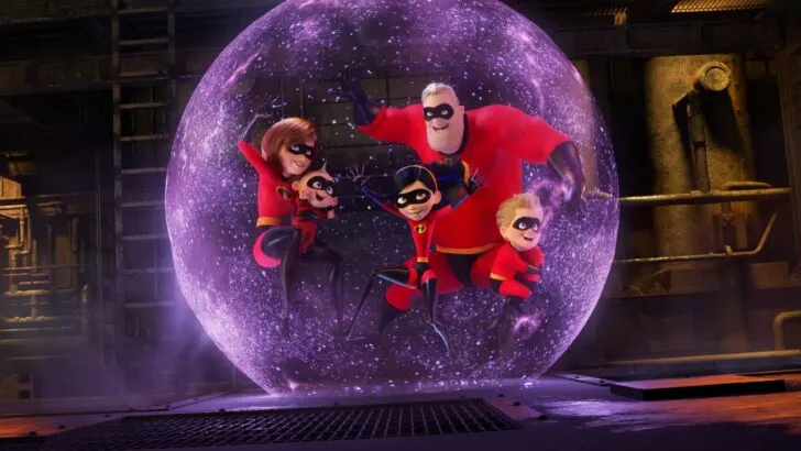 In the midst of battling the Underminer villain, Violet protects her family by throwing one of her most super force fields yet. Disney•Pixar’s INCREDIBLES 2 that opens in theatres everywhere June 15th!