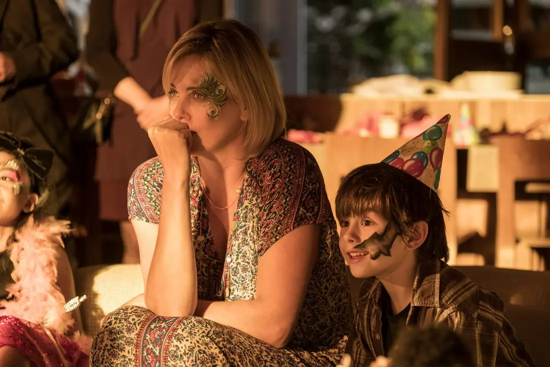 The mother and son in the new film from Focus Feature named Tully. A mother of three including a newborn, is gifted a night nanny by her brother. Hesitant to the extravagance at first, Marlo comes to form a unique bond a young nanny named Tully. In theaters everywhere May 4,2018.