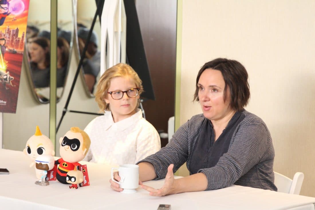Incredibles 2 Interview with Sarah Vowell and Huck Milner | Dash and ...