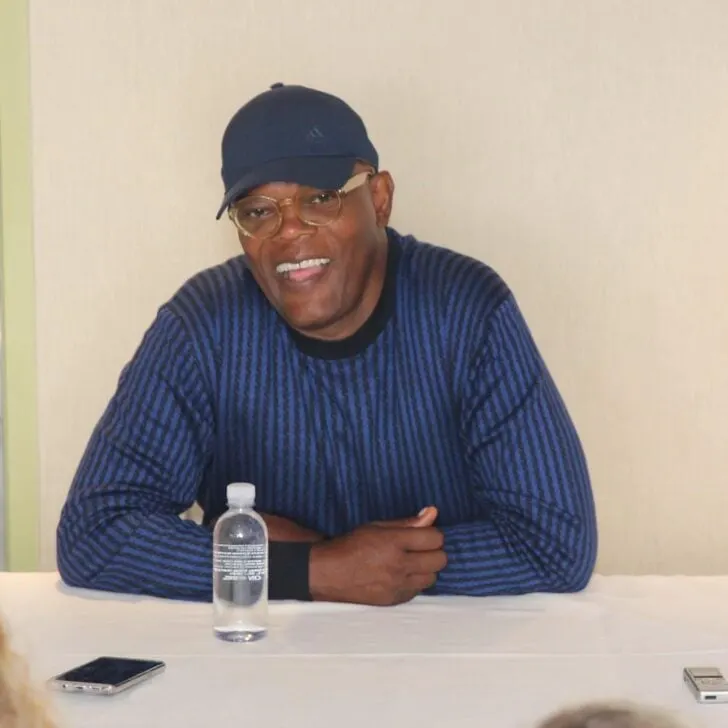 Samuel L. Jackson at Incredibles2event press junket smiling. Full Interview and look inside what Samual thought about the Incredibles 2 Film.