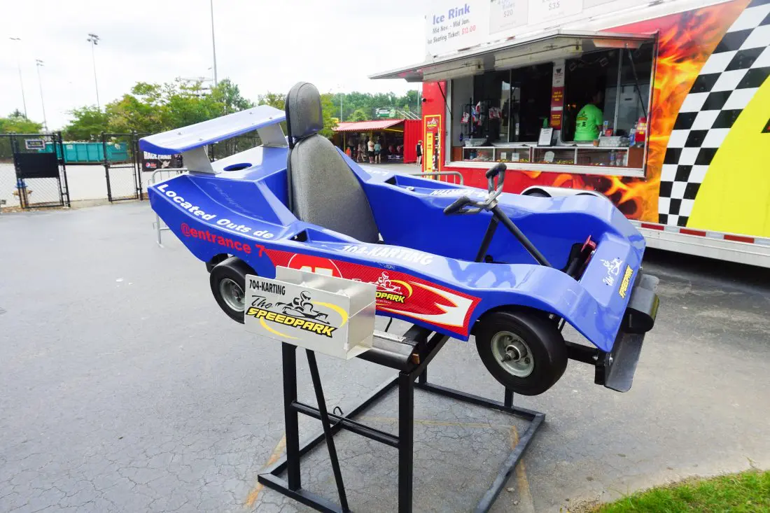 SpeedPark - Visit Cabarrus County Entrance Go-Kart. A Large Families Adventure Guide To Cabarrus County - North Carolina - via JaysSweetNSourLife.com.