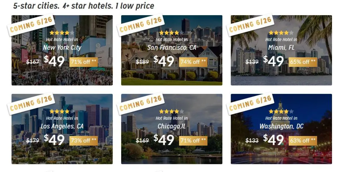 Hotwire $49 Promotion Screen Shot. Hotwire is offering luxury 4 and 5-star hotels for just $49 is truly an incredible deal which won&rsquo;t last long, so travelers need to act fast to feel the Hotwire Effect.
