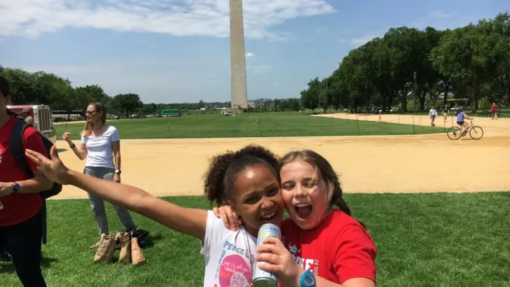 Keturah In front of The Washington Monument.