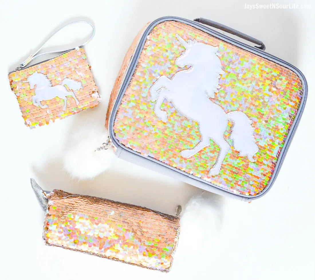 Justice Back To School Unicorn Accessories. Back To School Must Have Fashion For Tweens via JaysSweetNSourLife.com