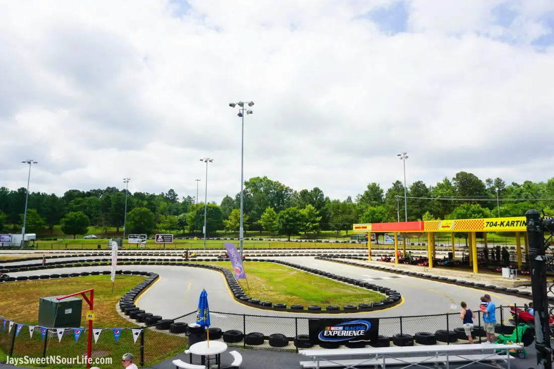 SpeedPark - Visit Cabarrus County Track. A Large Families Adventure Guide To Cabarrus County - North Carolina - via JaysSweetNSourLife.com.