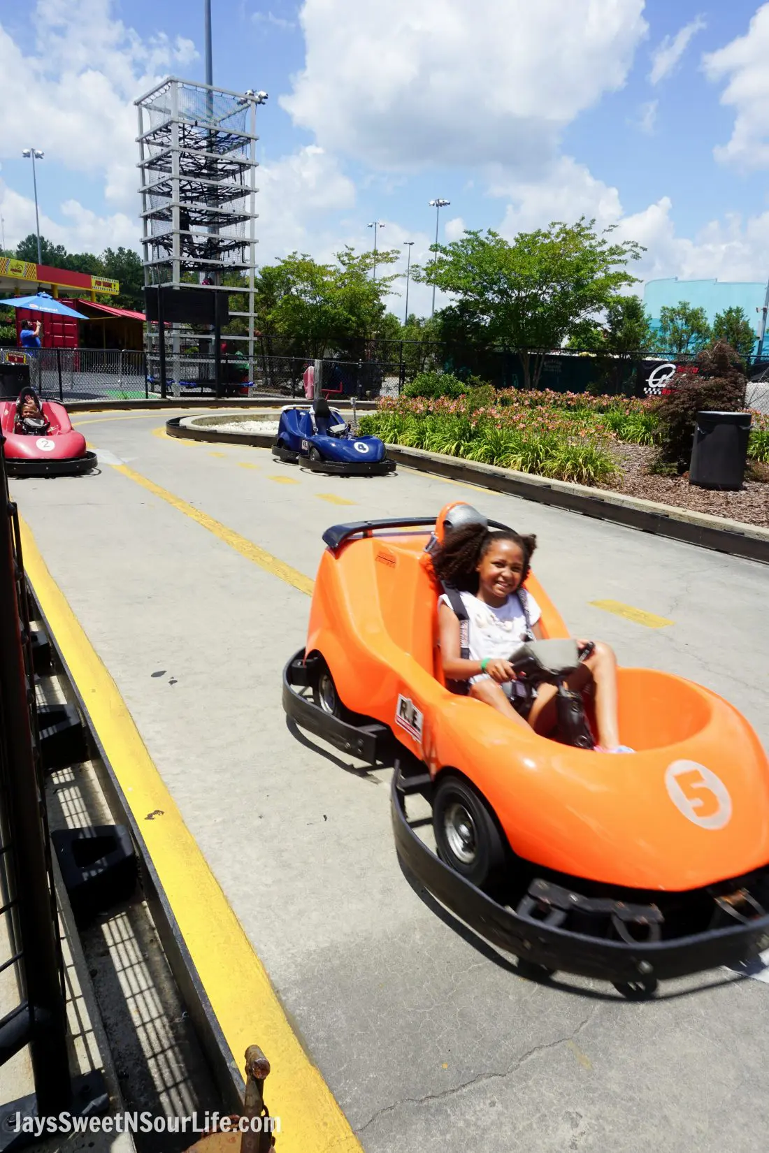 SpeedPark - Visit Cabarrus County Track Kids Track Girl. A Large Families Adventure Guide To Cabarrus County - North Carolina - via JaysSweetNSourLife.com.