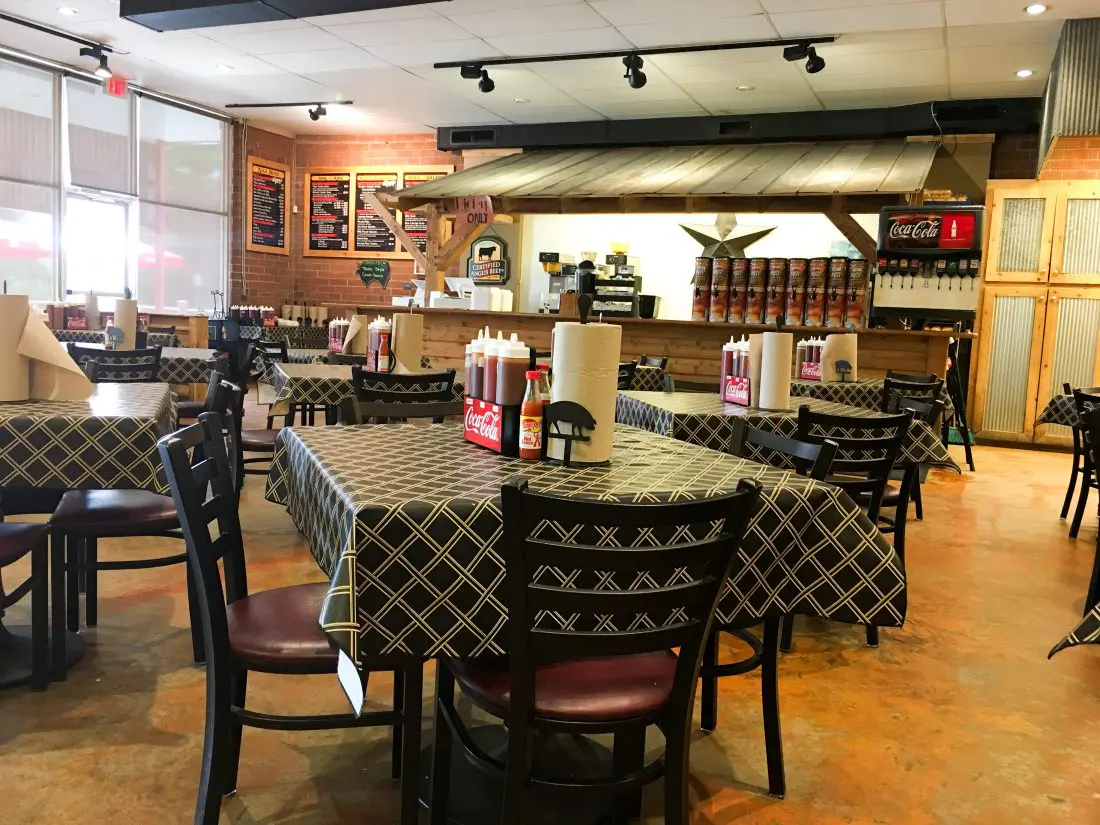 The Smoke Pit Inside The Restuarant. The Smoke Pit in Concord North Carolina Travel Review - via JaysSweetNSourLife.com.