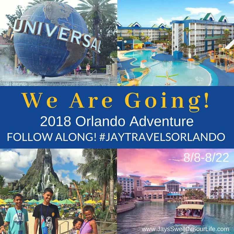 2018 Orlando Adventure Button for Jay's Sweet N Sour Life.