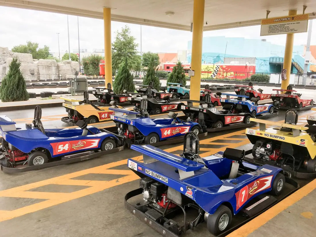 See how my family is Racing Into A Good Time at The Speedpark in Concord Mills. The Speedpark in Concord, North Carolina offers Go-Kart racing for kids and adults, along with bungee jumping and more!