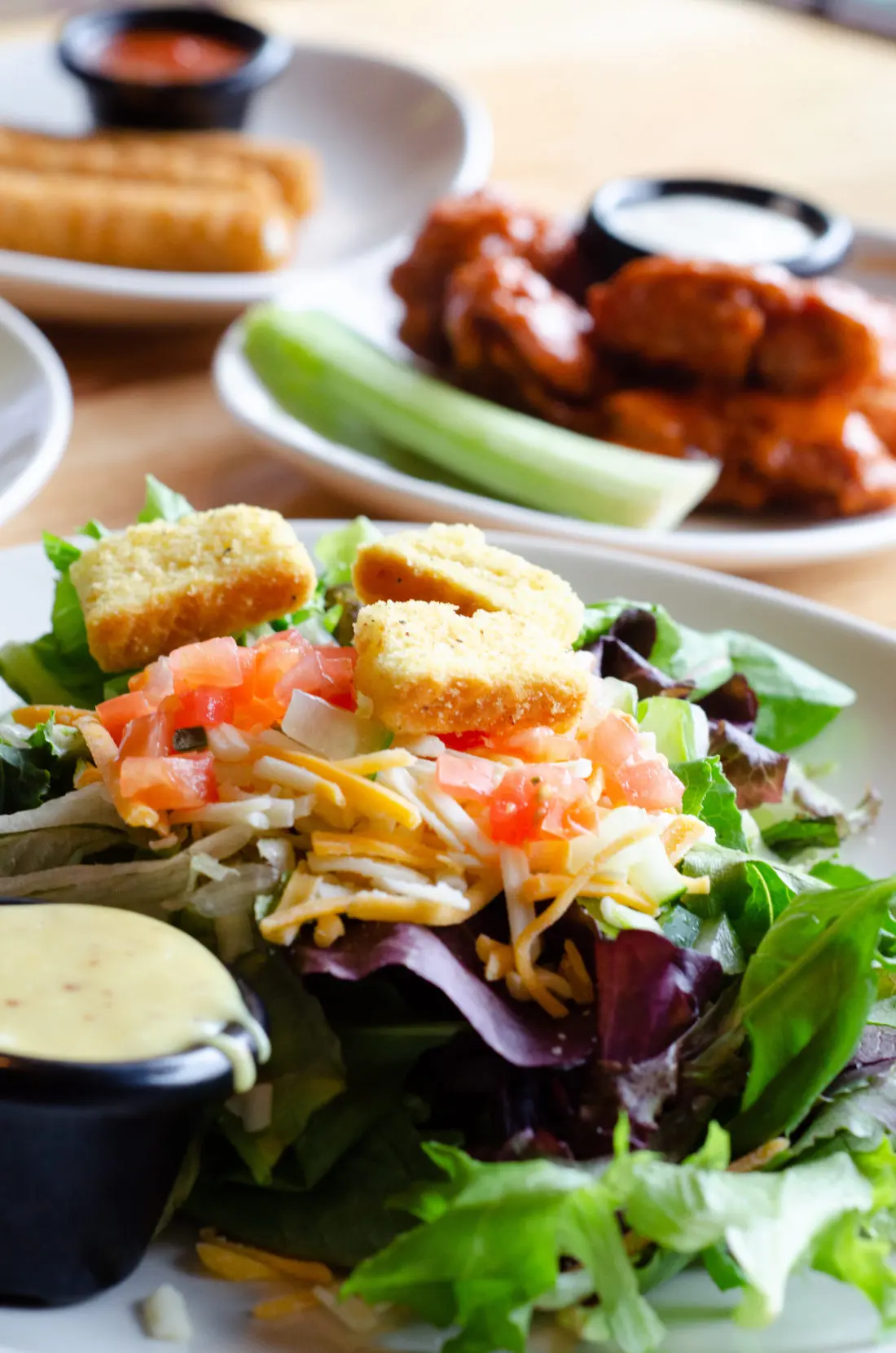 Garden Salad from local Applebee's, part of Three-Course Meal. Take advantage of the Applebee&rsquo;s Delicious New Three-Course Meal&rsquo;s Starting at $12.