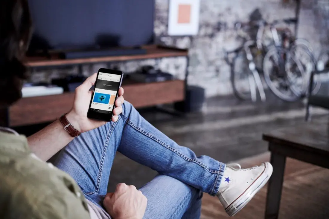 Bose Soundbar Control Phone. Control goes way beyond voice. Enjoy one-touch access to the music you love or manage it all from the Bose Music app.