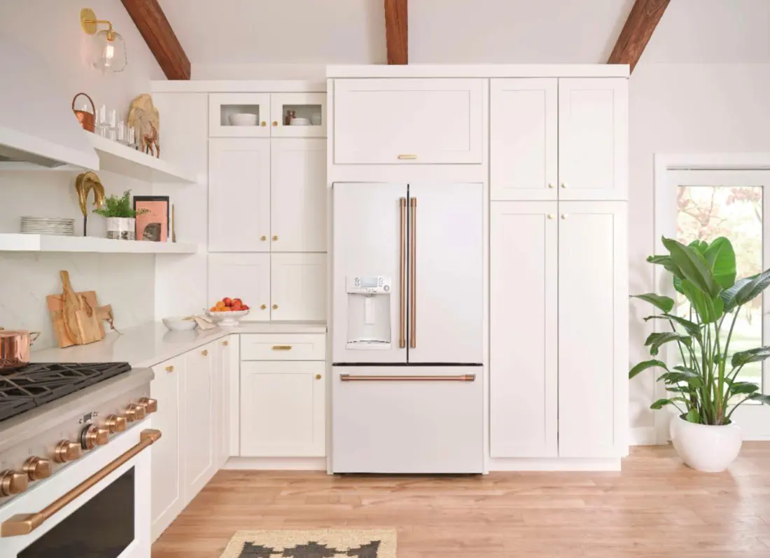 Matte GE Kitchen fridge Modern Kitchen Idea.Introducing the Café Matte Collection from GE, a collection of modern kitchen appliances that you can customize. Find them at your local Best Buy.