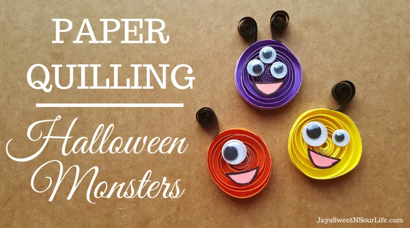 Paper Quilling Halloween Monsters. It's time to get crafty with this easy to follow Paper Quilling tutorial.
