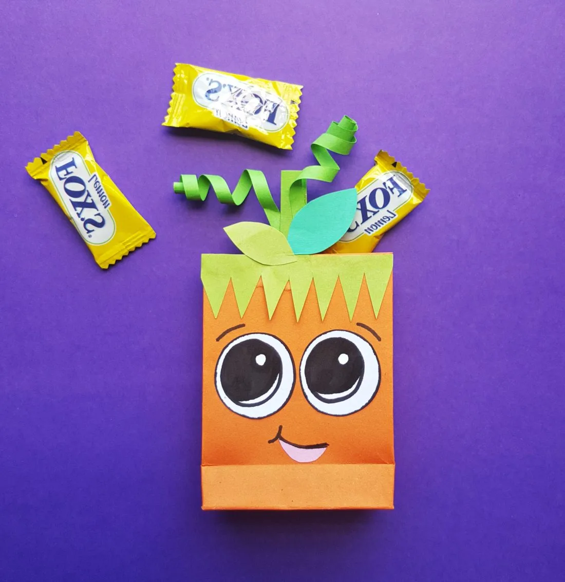 Pumpkin Trick or Treat Bags Halloween Craft. These cute pumpkin trick or treat bags are perfect for Halloween themed class parties, easy to follow and fun to hand out to friends.