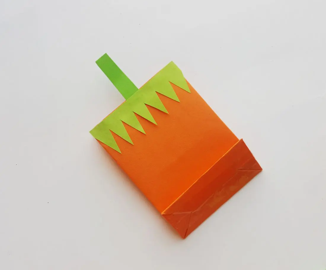 Pumpkin Trick or Treat Bag Step 3.These cute pumpkin trick or treat bags are perfect for Halloween themed class parties, easy to follow and fun to hand out to friends.