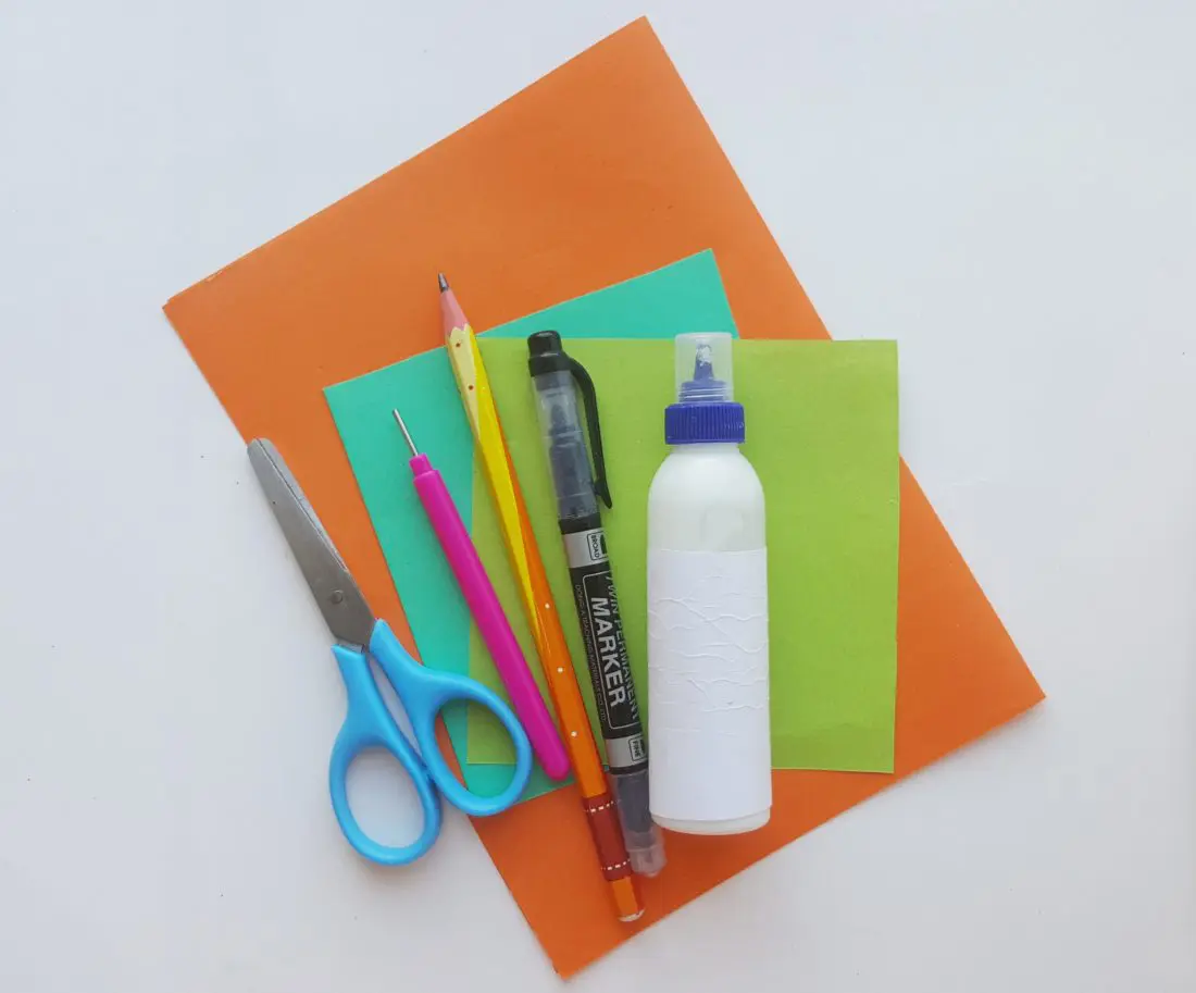 Pumpkin Trick or Treat Bag Supplies. These cute pumpkin trick or treat bags are perfect for Halloween themed class parties, easy to follow and fun to hand out to friends.