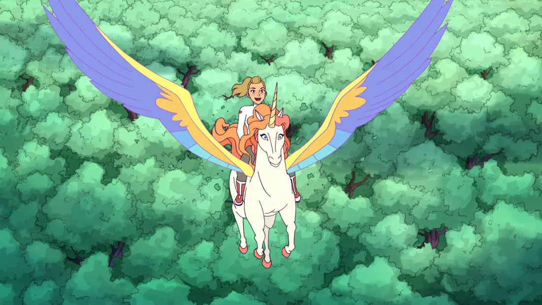 Adora and Swift Wind in The highly anticipated Netflix original, DreamWorks She-Ra and the Princesses of Power, is now available. Stream all 13 episodes only on Netflix today!