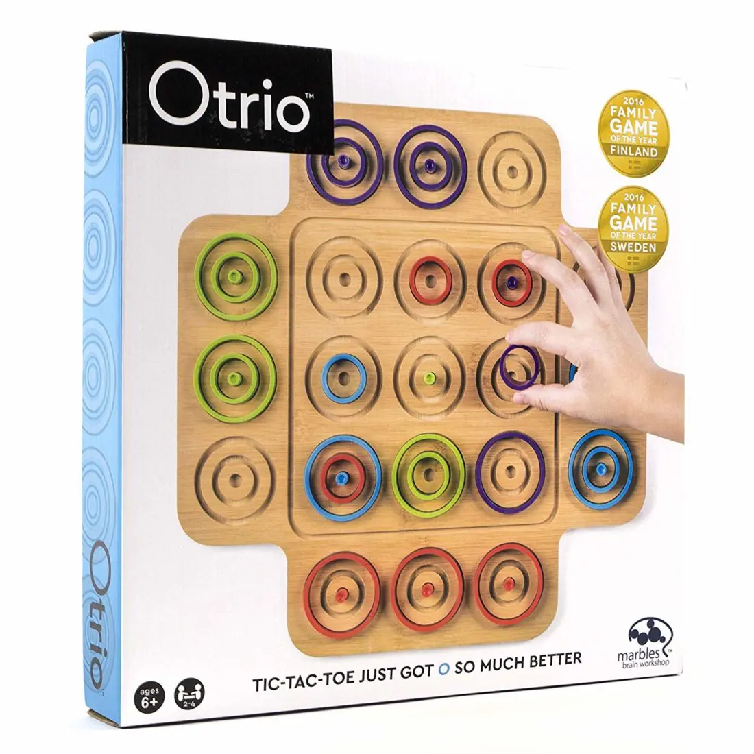 A new twist on classic 3-in-a-row style games. Exercise critical thinking and visual perception as you plot your next move. Read about all the toys on my Holiday Gift Ideas For Kids Guide.