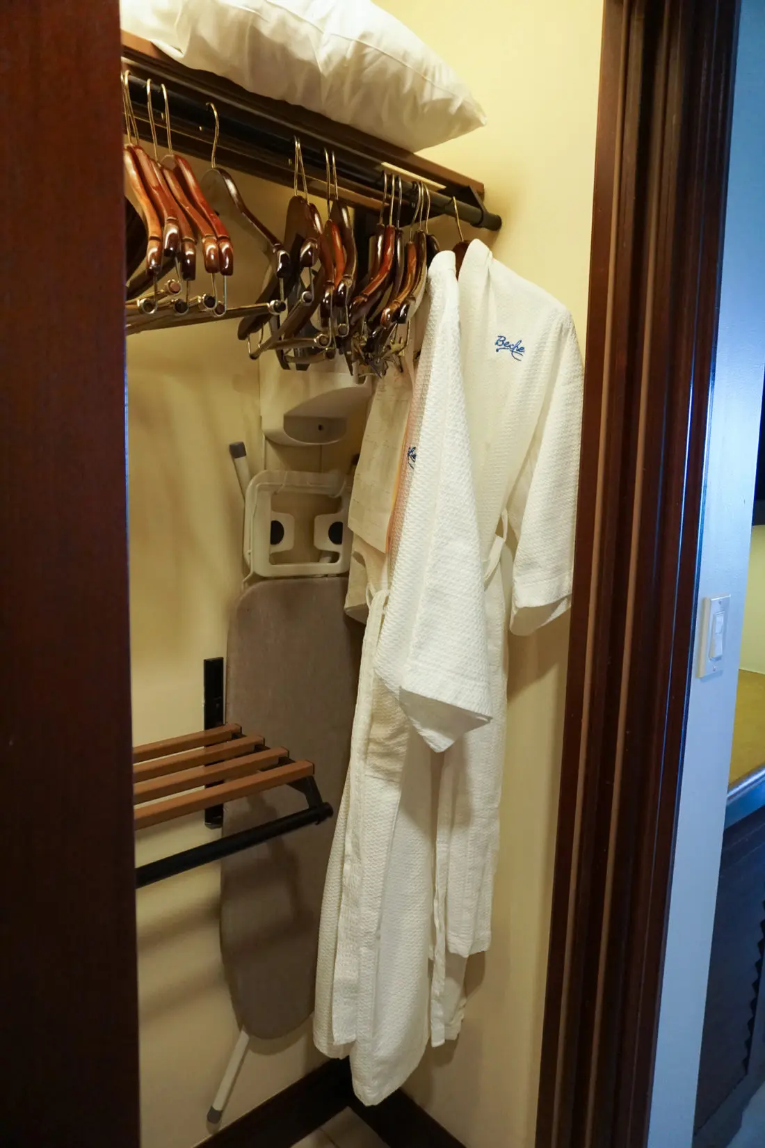 Oceanfront Family Suite Beaches Resorts in Turks and Caicos Closet with Safe Robes. Paradise does exist, and it's only a plane ride away. Take a look inside our suite in this Oceanfront Family Suite Room Tour at Beaches Resorts in Turks and Caicos.