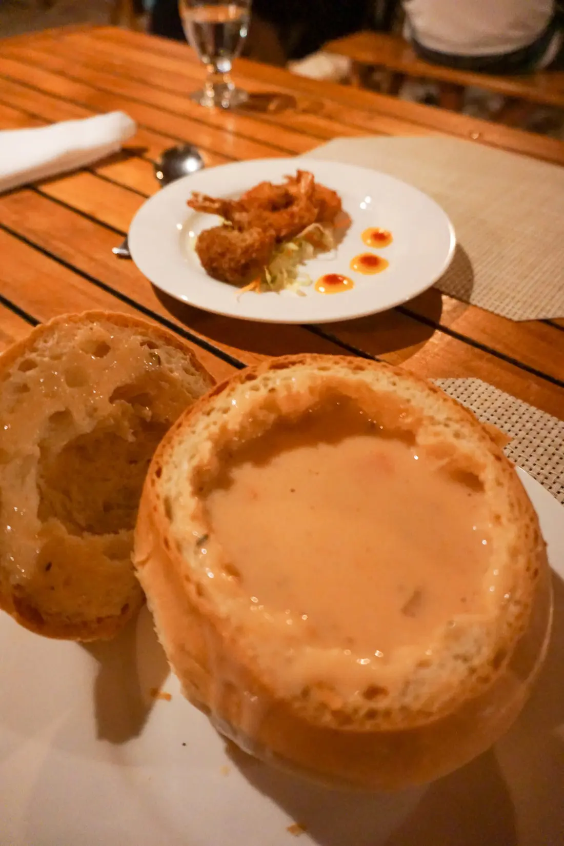 Lobster Bisque Barefoot By The Sea. Read more of my Barefoot By The Sea Restaraunt at Beaches Turks and Caicos Review On My Blog. With the sparkling Sea just steps away, spectacular Caribbean vistas and cool sea breezes abound.