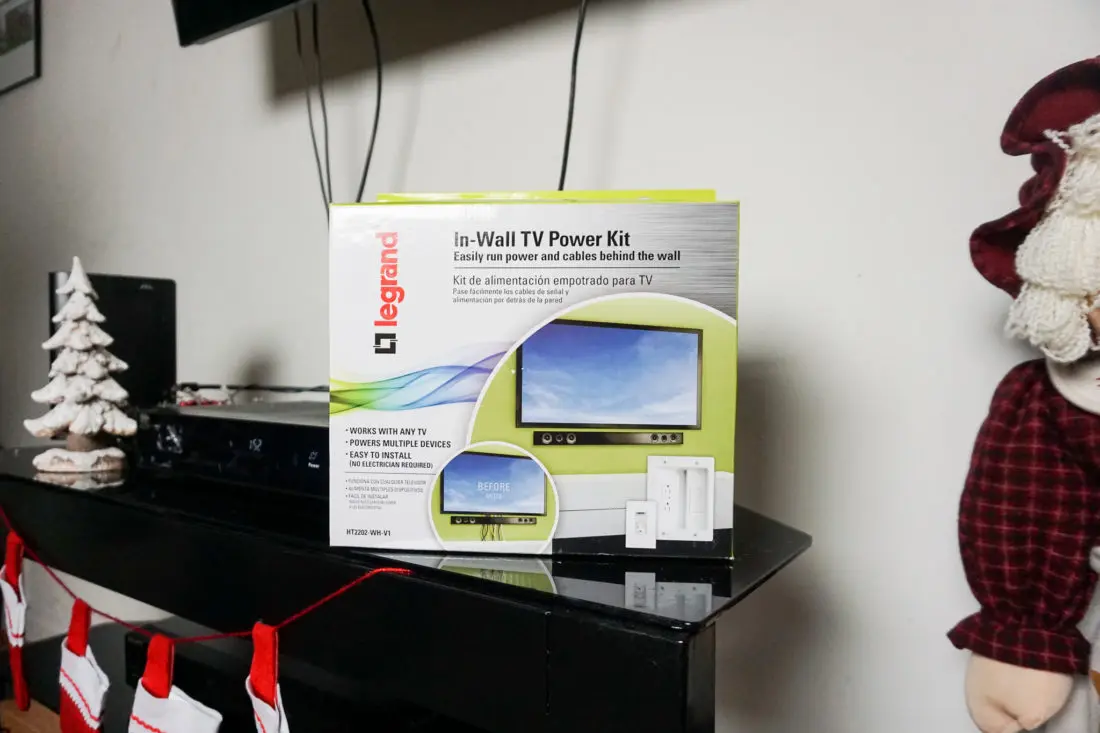Legrand - In-Wall TV Power Kit On TV Stand. Hide those ugly TV Cables with the Legrand - In-Wall TV Power Kit, read the full review..