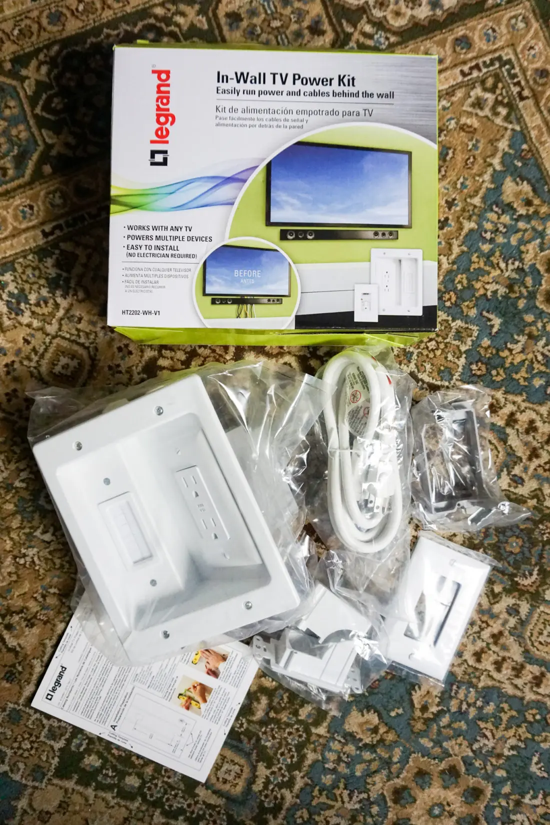 Legrand InWall TV Power Kit Review Life With Jay Simms